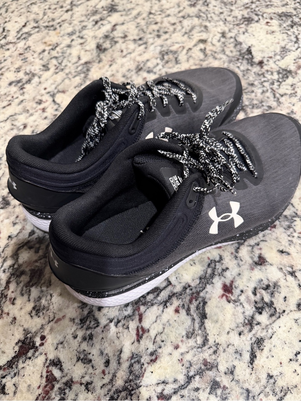 Under Armour Black and White Men's Athletic Trainers